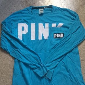 VS Pink Bright Blue Longsleeve